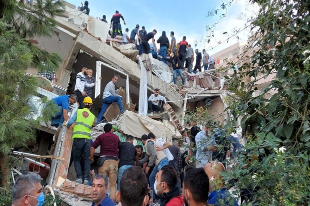 Gempa Magnitudo 7,0 Laut Aegean, 22 Orang Tewas di Turki dan Yunani