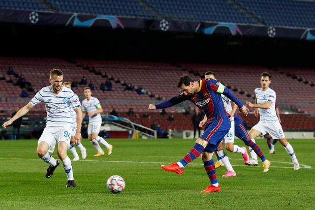 Messi Cetak Gol, Barcelona Menang Tipis atas Dynamo Kiev