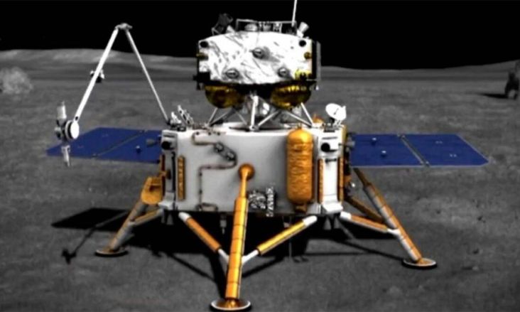 Pesawat Antariksa China Mendarat di Bulan untuk Ambil Sampel Batu 2 Kg