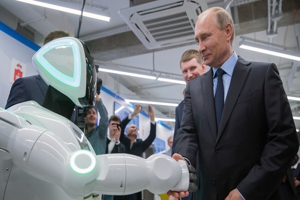 Robot AI Bertanya ke Putin: Apakah Robot AI Bisa Jadi Presiden?
