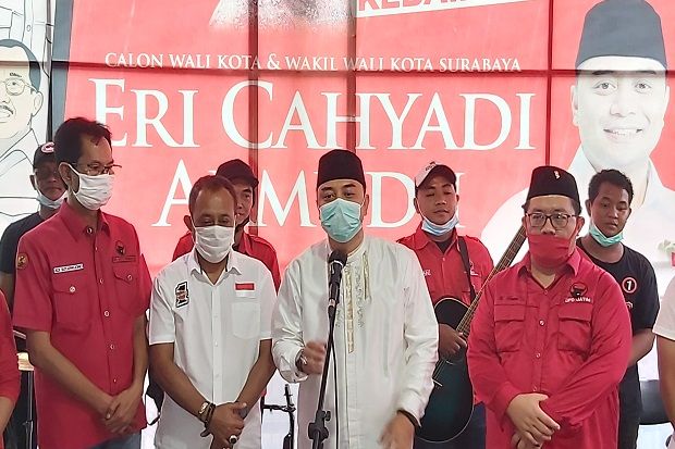 Menang Pilwali Surabaya Versi Quick Count, Eri Cahyadi: Innalillahi Wainnailaihi Rojiun