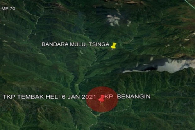 Kronologi Penembakan Helikopter PT Freeport Indonesia di Tembagapura Papua