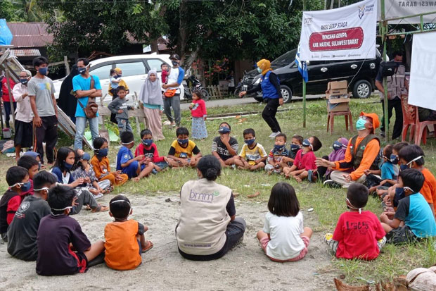 BMM Bersama Amanah Takaful Salurkan Bantuan Korban Gempa Bumi Mamuju