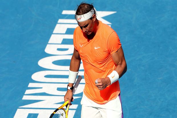 Rafael Nadal Tembus Perempat Final Ke-13 di Australia Open 2021