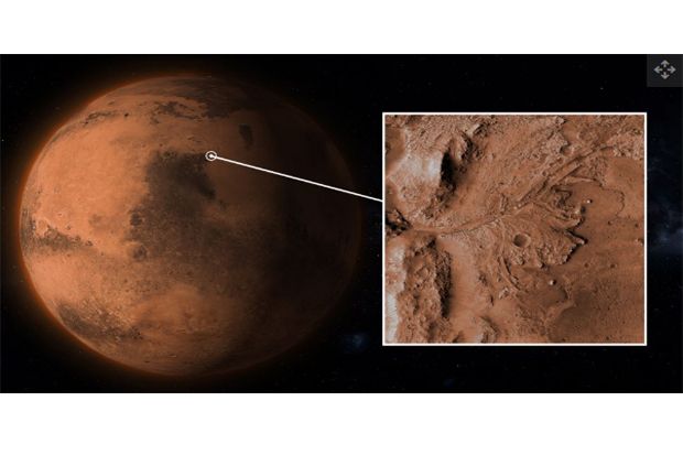 Foto-foto Indah Kawah Jezero, Lokasi Pendaratan Perseverance NASA di Mars