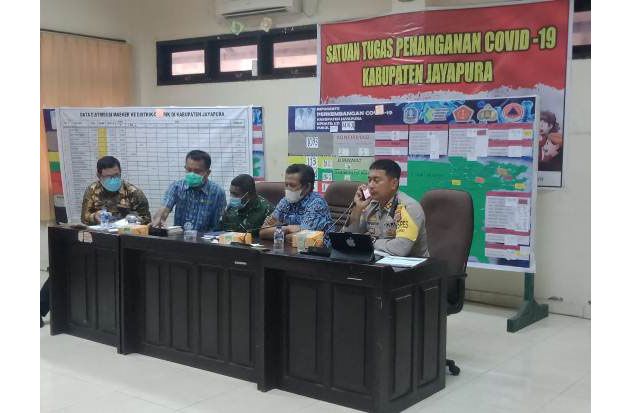 Patuhi Instruksi Mendagri, Pemkab Jayapura Bentuk Posko Covid-19 di Kampung/Kelurahan dan RT/RW