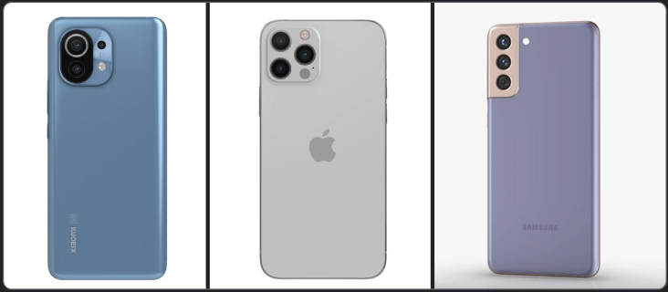 Komparasi Ponsel Flagship 2021: Xiaomi Mi 11 vs iPhone 12 Pro vs Galaxy S21+ 5G