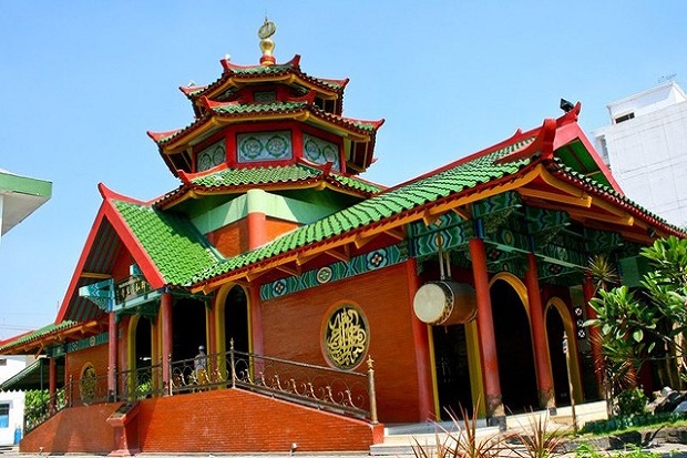 Masjid Cheng Ho, Seperti Pagoda dan Filosofi Kakbah serta Perjalanan Wali Songo