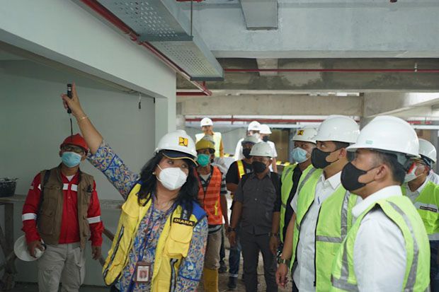 Bobby Nasution dan Kementerian PUPR Tinjau Pembangunan Pasar Aksara Beronsep Green Building