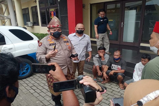 Resahkan Sopir Truk, 8 Pemalak Ditangkap Polrestabes Palembang