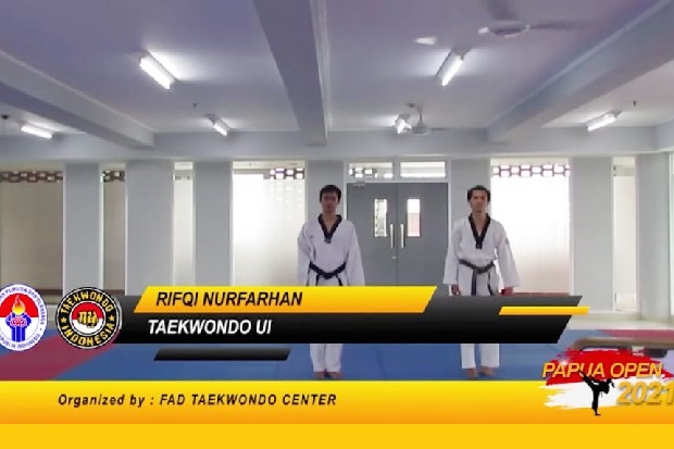 Kontingen UI Borong 7 Medali di Kejuaraan Virtual Taekwondo Papua Open