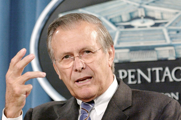 Eks Menhan AS Arsitek Perang Irak Donald Rumsfeld Meninggal