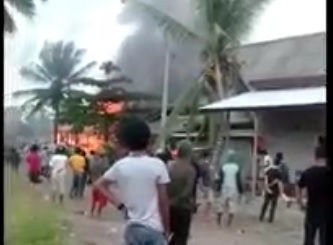 Konawe Mencekam, 2 Kelompok Pemuda Saling Serang, 4 Rumah Dibakar