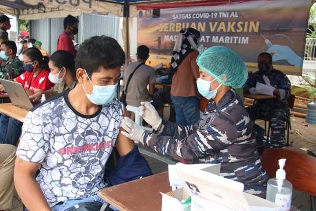 Percepat Vaksinasi, Pemkot Jakarta Utara Kerja Sama dengan TNI AL