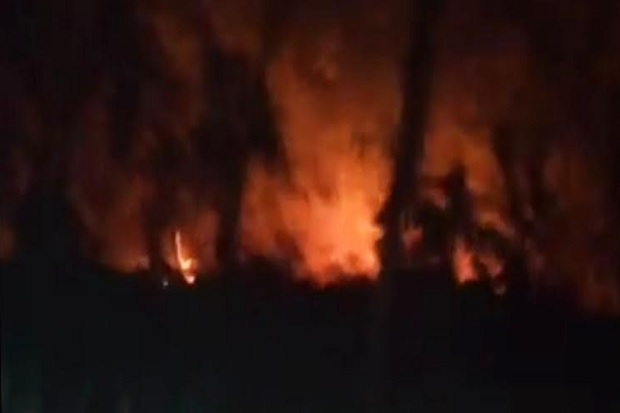 Gara-gara Bakar Sampah 2 Hektare Kebun Warga di Pangandaran Terbakar