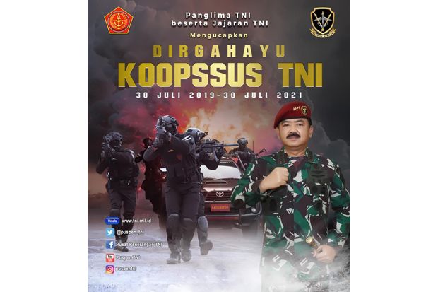 HUT ke 2 Koopssus TNI, Pasukan Elite yang Sambangi Markas FPI dan Buru Teroris Poso