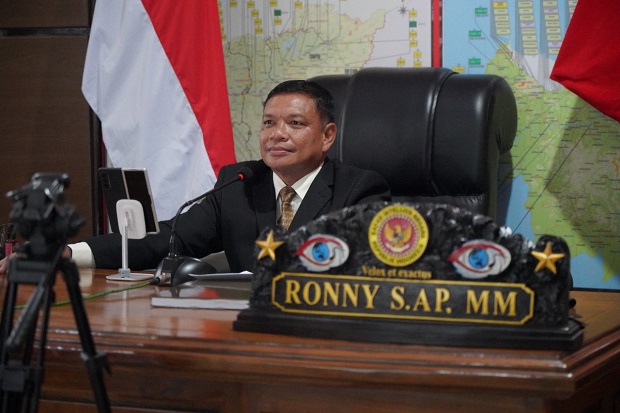 Danrem 121/Abw Brigjen TNI Ronny Raih Gelar Doktor Kriminologi dari UI