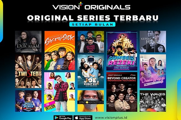 Aplikasi Streaming Terbaik, Vision+ Terus Produksi Original Series Terbaru Setiap Bulan