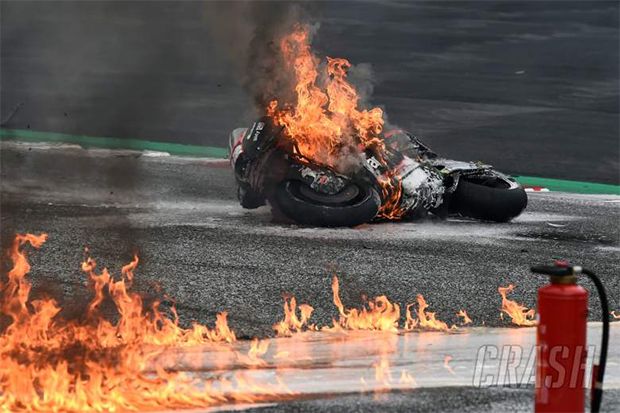 Terlibat Kecelakaan di MotoGP Styria, Lorenzo Savadori Alami Cedera