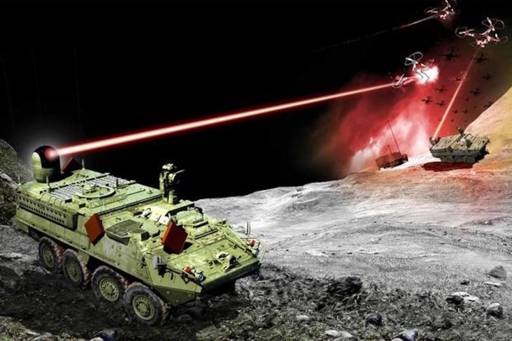Ngeri, Amerika Serikat Berhasil Kembangkan Kendaraan Tempur dengan Senjata Laser