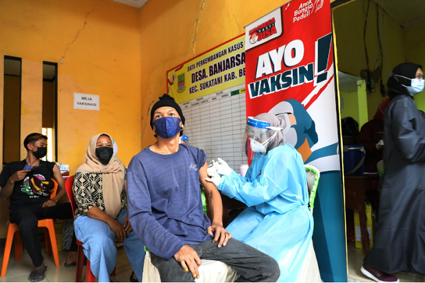 Gerakan Indonesia Pasti Bisa Wujudkan Vaksinasi Banjarsari Menuju Desa Herd Immunity