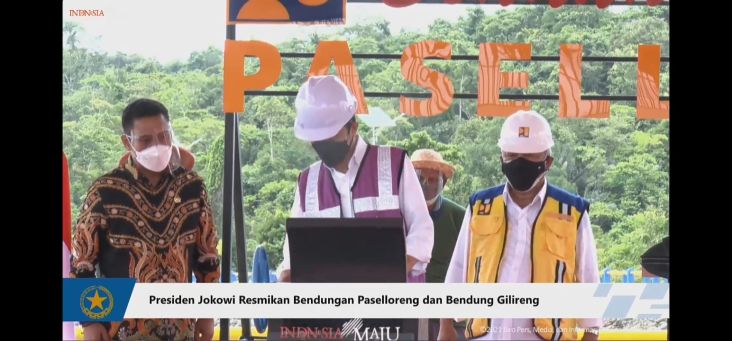 Diresmikan Jokowi, Bendungan Passeloreng Dukung Lumbung Pangan di Sulsel