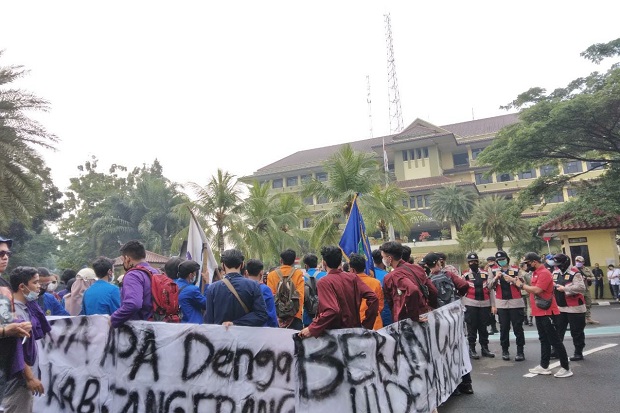 Polresta Tangerang Sudah Pulangkan Semua Mahasiswa yang Diamankan saat Unjuk Rasa