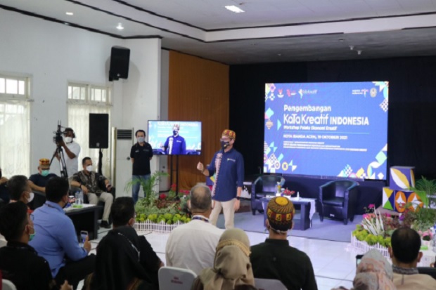 Sandiaga Uno Dorong Inovasi Sektor Kuliner Aceh