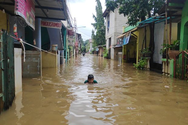 BPBD DKI Catat 13 RT Terendam Banjir Hari Ini