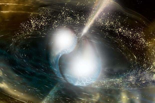 Ilmuwan Memperkirakan Tabrakan Bintang Neutron Menghasilkan Lebih Banyak Emas