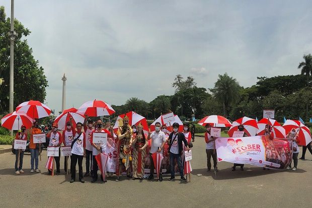 Relawan Jokpro 2024 Gelar Aksi Damai Persatuan Indonesia