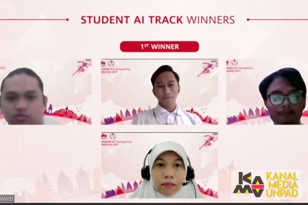Gunakan AI untuk Menghitung, 3 Mahasiswa Unpad Juarai Kompetisi Huawei