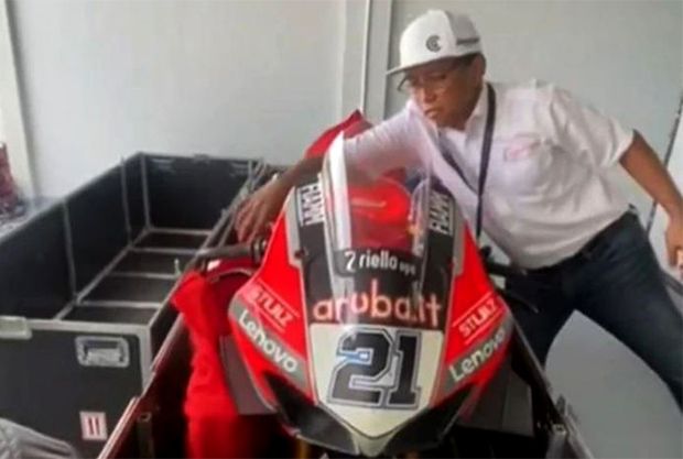 Ducati Marah Logistik dan Motor WSBK Dibongkar Tanpa Izin di Lombok