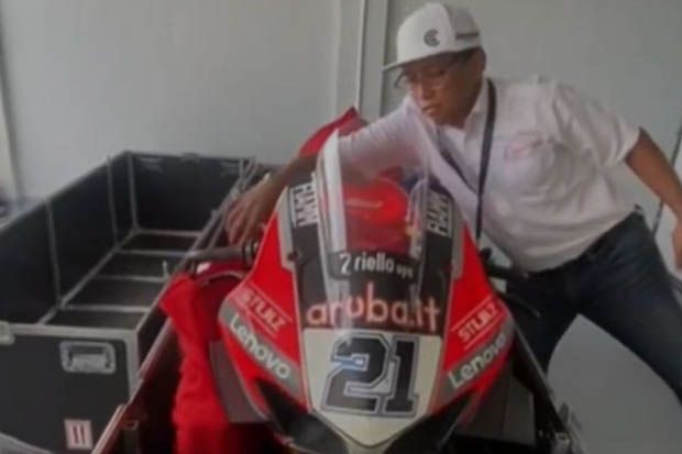 Ducati Sangkal Berkomentar Unboxing Ilegal WSBK Indonesia 2021