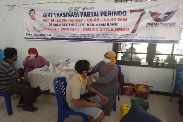 Aksi Nyata Partai Perindo Dorong Percepatan Pembentukan Kekebalan Komunal di Kabupaten Semarang