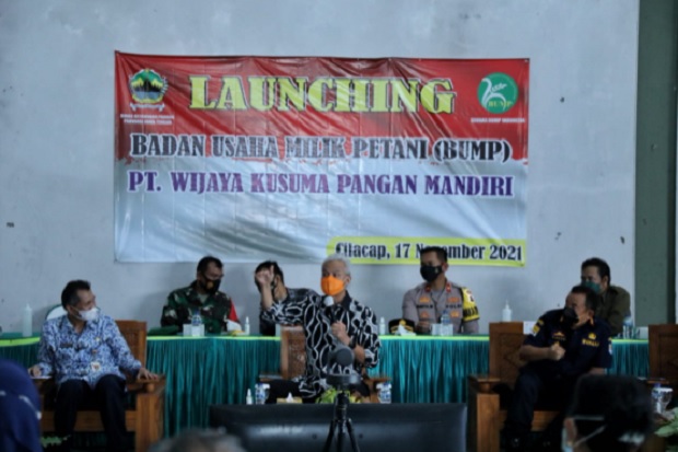 BUMP Cilacap Diluncurkan, Gubernur Jateng: Keuntungan Petani Melimpah