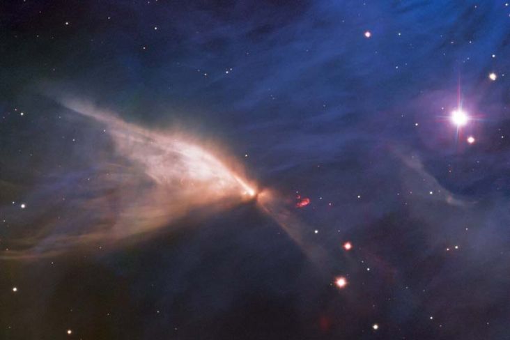 Teleskop Gemini Selatan Menangkap Gambar Nebula Kupu-Kupu Bersayap Satu di Galaksi