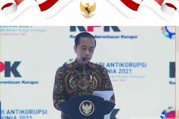 Hari Antikorupsi Sedunia, Jokowi Bangga Kasus Jiwasraya-Asabri Diungkap