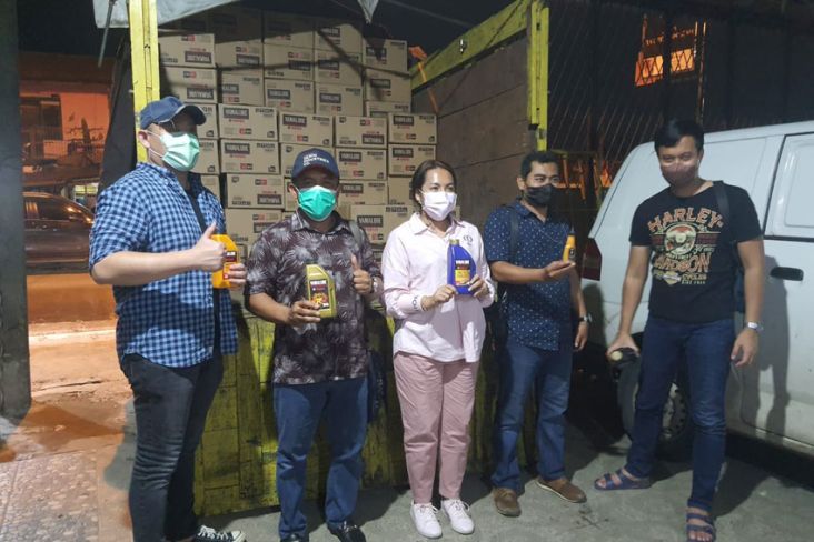 Gudang Oli Palsu di Pasar Kemis Digerebek Polda Kalimantan Selatan