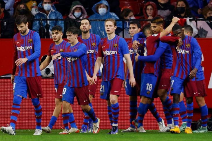 Hasil Liga Spanyol Sevilla vs Barcelona: Blaugrana Hindari Kekalahan