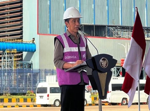 Resmikan Smelter Nikel Di Morowali Nilai Tambahnya Bikin Jokowi Happy