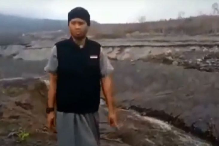 Pria Penendang Sesajen Gunung Semeru Ditangkap di Bantul