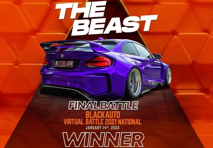 BMW M2 The Beast dan Porsche CRK Dominasi ajang BlackAuto Virtual Battle 2021