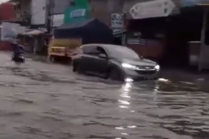 Pasca Hujan Deras, Pondok Ungu Permai Tergenang