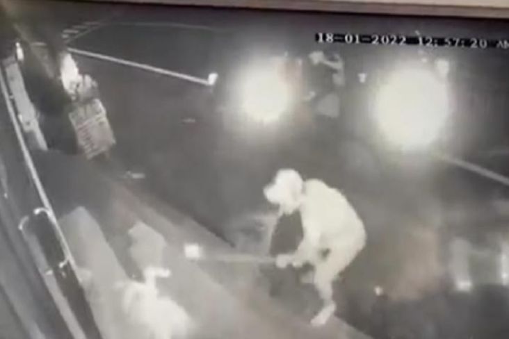 Sadis, Beredar Video Pria Pukuli Anjing Hamil dengan Tongkat Besi sampai Mati