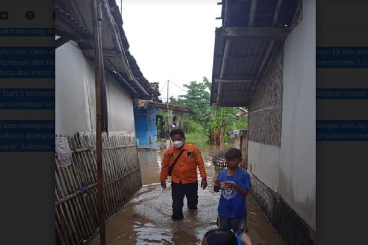 Banjir Terjang Karawang, 1.996 Rumah di 3 Kecamatan Terendam, 2.027 KK Terdampak