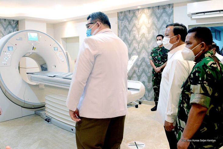 Resmikan MRI Center RSPAD, Prabowo Dukung Peningkatan Bidang Kesehatan Tiga Matra TNI