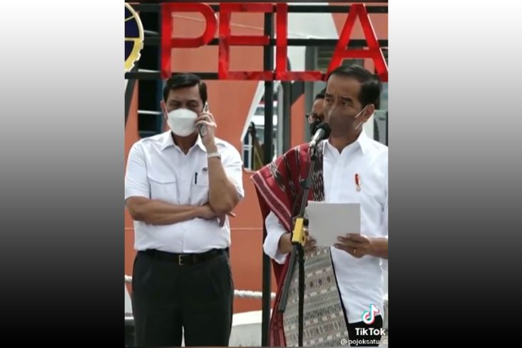 Luhut Terima Telepon saat Jokowi Pidato, Ini Penjelasan Jubir Marves