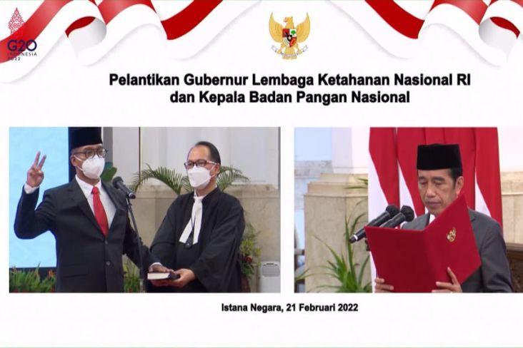 Presiden Jokowi Lantik Andi Widjajanto sebagai Gubernur Lemhannas