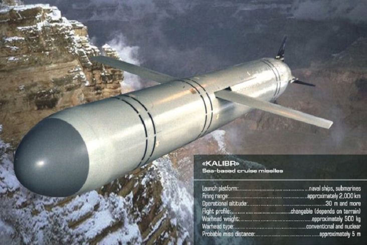 Rudal Kalibr, Senjata Favorit Rusia Digunakan untuk Gempur Ukraina